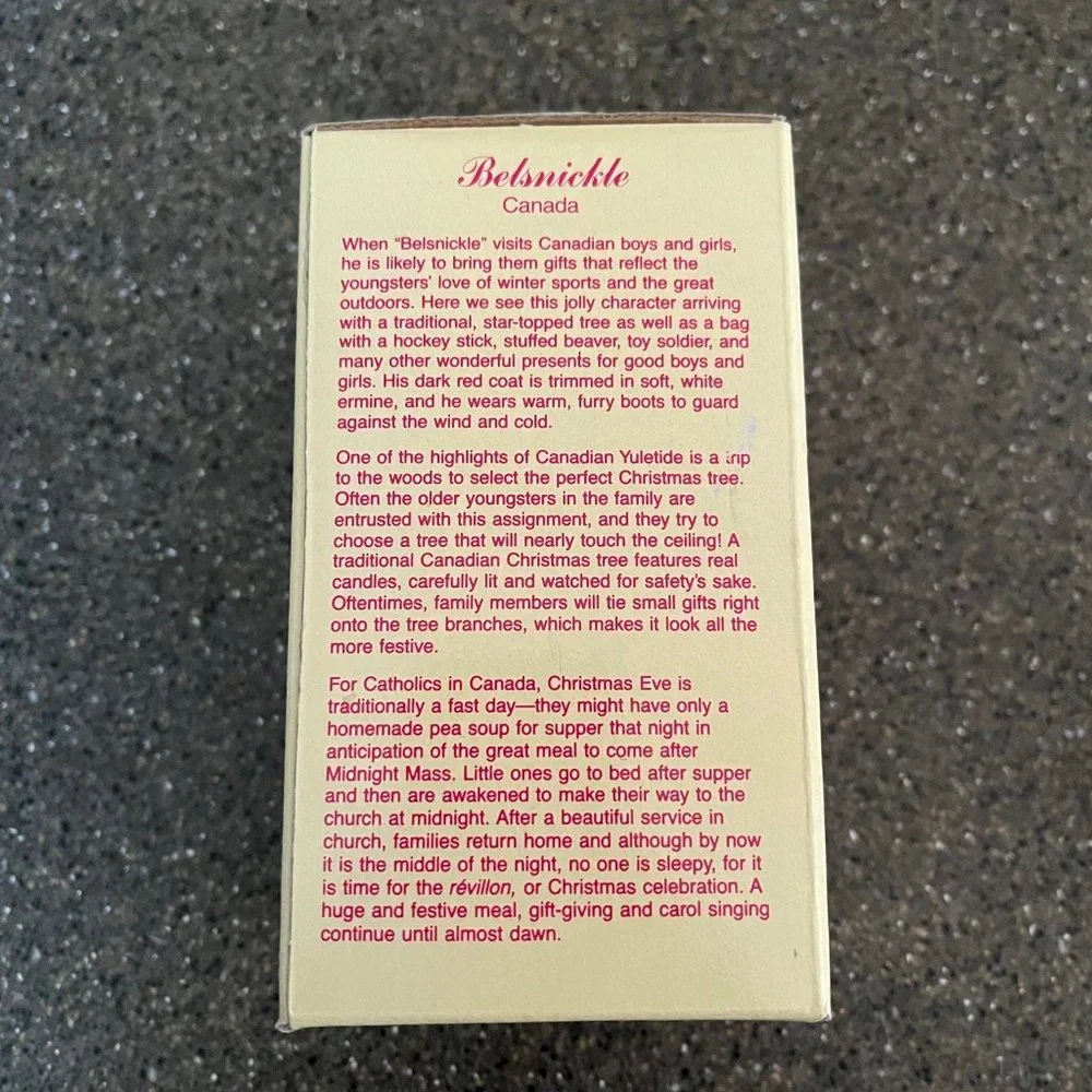 Vintage Belsnickle Canada figurine w/ box - Picture 4 of 6